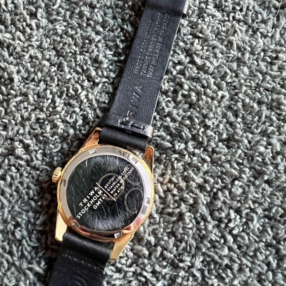 Triwa Womens Ivory Aska Watch Thin Gold Leather 32mm Swedish - Picture 5 of 11